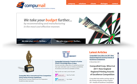 Compumail Website Design